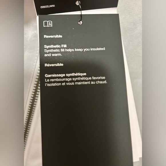 NWT Nike reversible jacket in white, size large - Picture 9 of 9